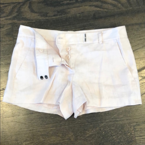Theory linen short shorts. Size 4. - Picture 2 of 4